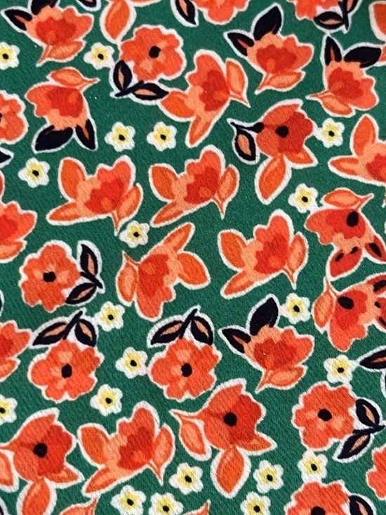 NWT Modcloth Molly Bracken Poised For Poppies Floral Ruffle Short Sleeve Dress - Picture 9 of 16